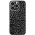 Elephant Print Black iPhone 16 Pro Skin